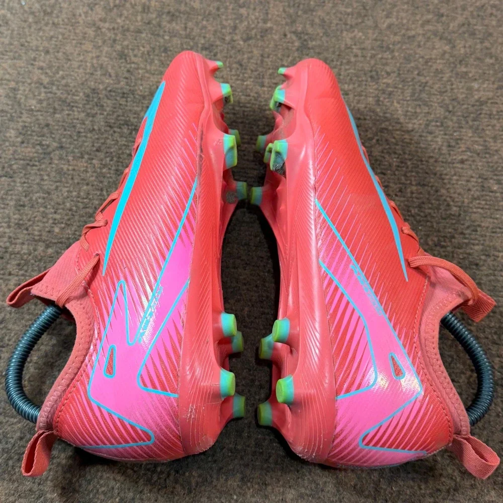 Nike Air Zoom Mercurial Kids Soccer Cleats Bright Crimson Blue FQ8392-800 6Y B+